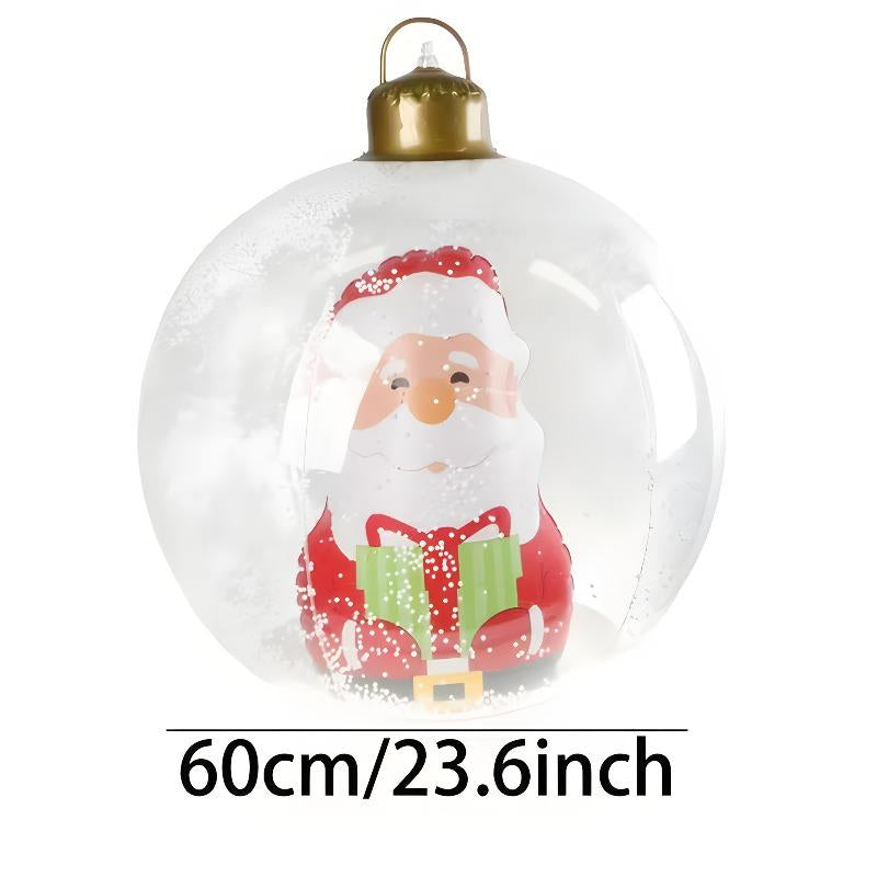 24-Inch Christmas Inflatable Decoration Set (3 Pieces) – Santa Claus, Snowman, and Christmas Tree (With LED Lights) | Holiday Patio/Garden/Lawn Decorations | Easy to Decorate, Illuminate Your Holiday Party and New Year'S Magic