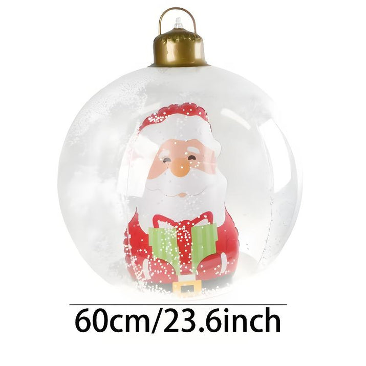 24-Inch Christmas Inflatable Decoration Set (3 Pieces) – Santa Claus, Snowman, and Christmas Tree (With LED Lights) | Holiday Patio/Garden/Lawn Decorations | Easy to Decorate, Illuminate Your Holiday Party and New Year'S Magic