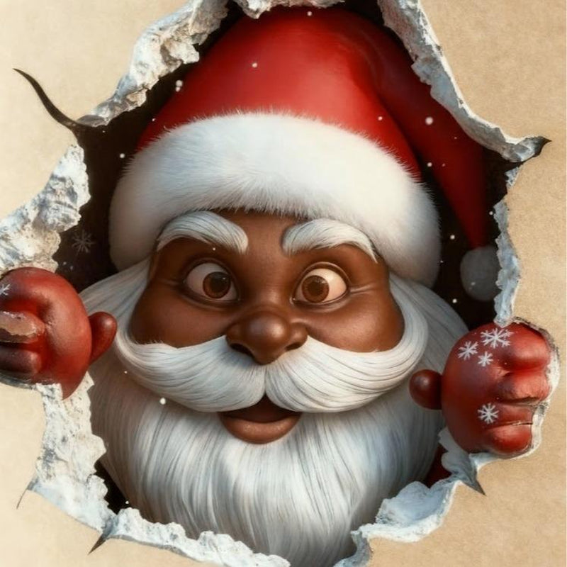 BLACK FRIDAY – Funny Christmas Character Wall Stickers (3PCS) • Self-Adhesive & Waterproof Holiday Decor • Easy Apply & Remove • Festive Wall Decoration for a Warm Christmas