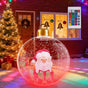 24-Inch Christmas Inflatable Decoration Set (3 Pieces) – Santa Claus, Snowman, and Christmas Tree (With LED Lights) | Holiday Patio/Garden/Lawn Decorations | Easy to Decorate, Illuminate Your Holiday Party and New Year'S Magic